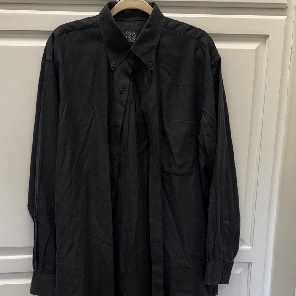 Jos. A. Bank Charcoal Button-Up Shirt